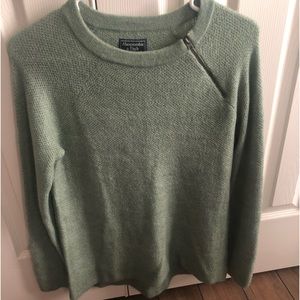 Abercrombie & Fitch sage green sweater! Looks great with jeans or dress pants!